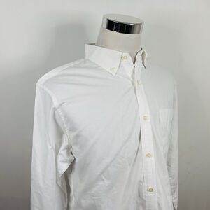 Banana Republic Large Slim Fit 100% Cotton Oxford Shirt Casual Button Down